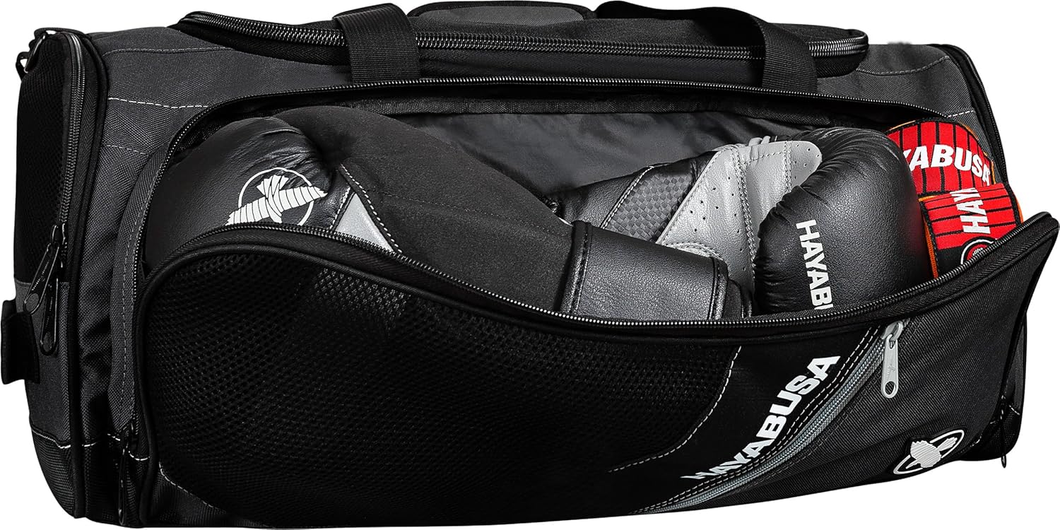 Black/Grey 50L Duffle Bag T4302