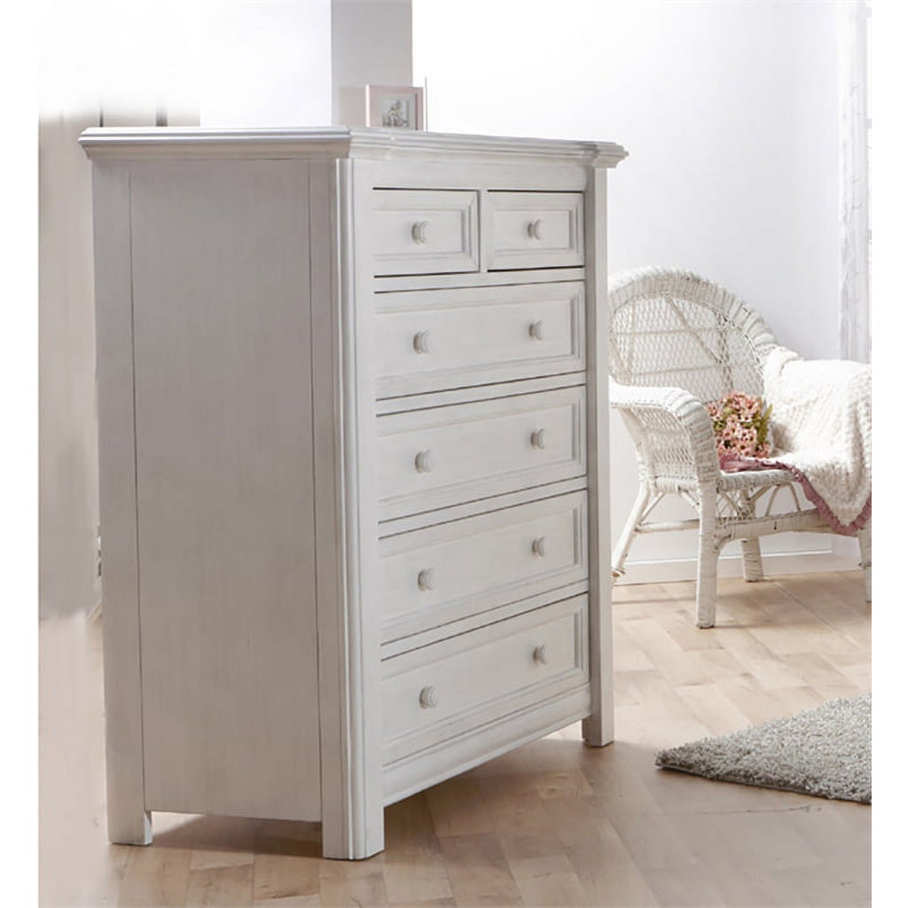 3-Piece Set with Panel Crib and Double Dresser and 5-Drawer Dresser E3002
