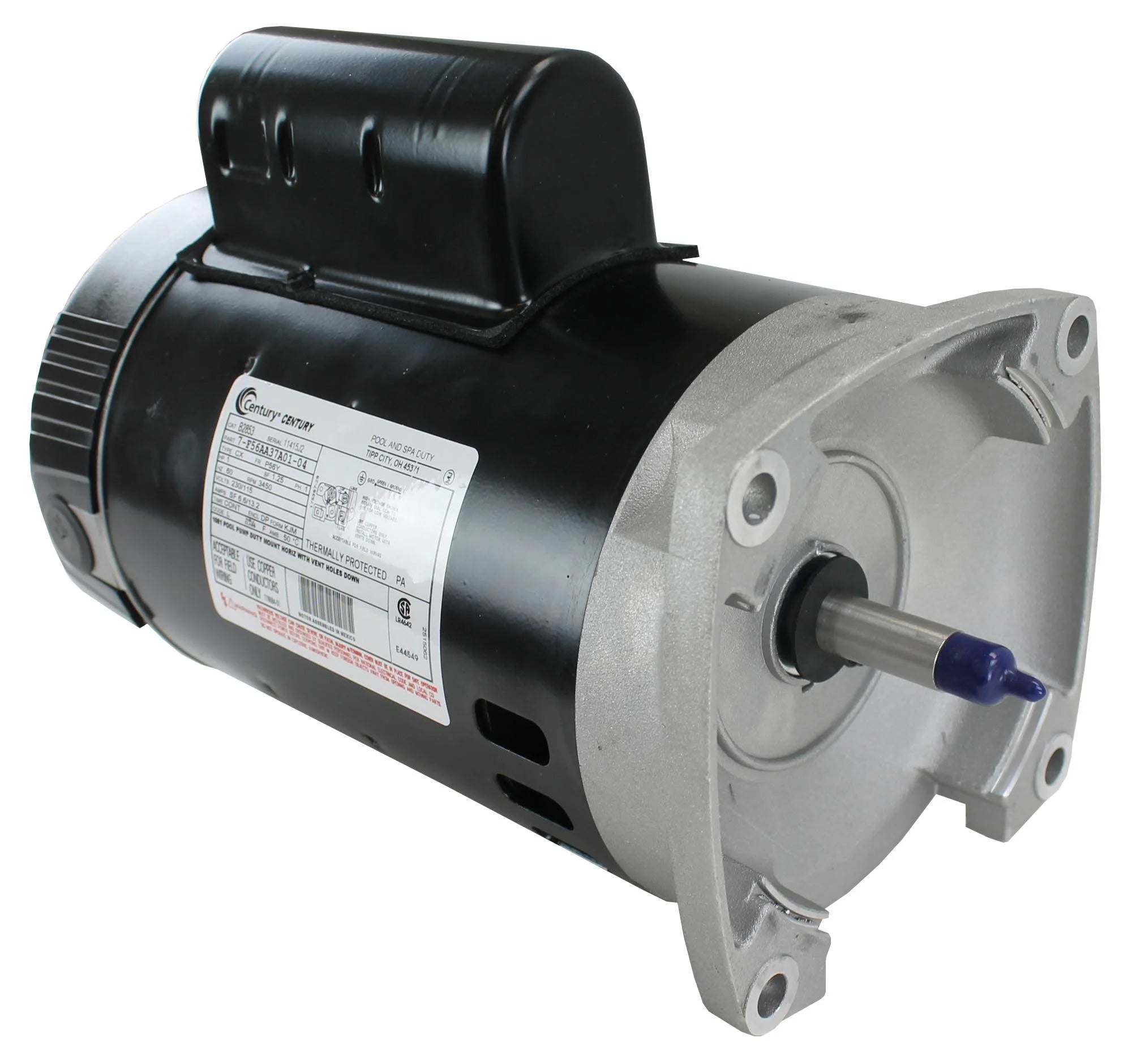 1HP 115/230V Square Flange Pool Motor U93364