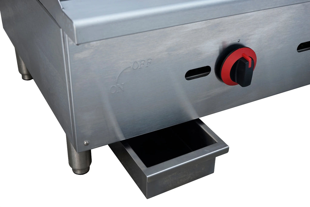 36" Commercial Stainless Steel Gas Griddle I632