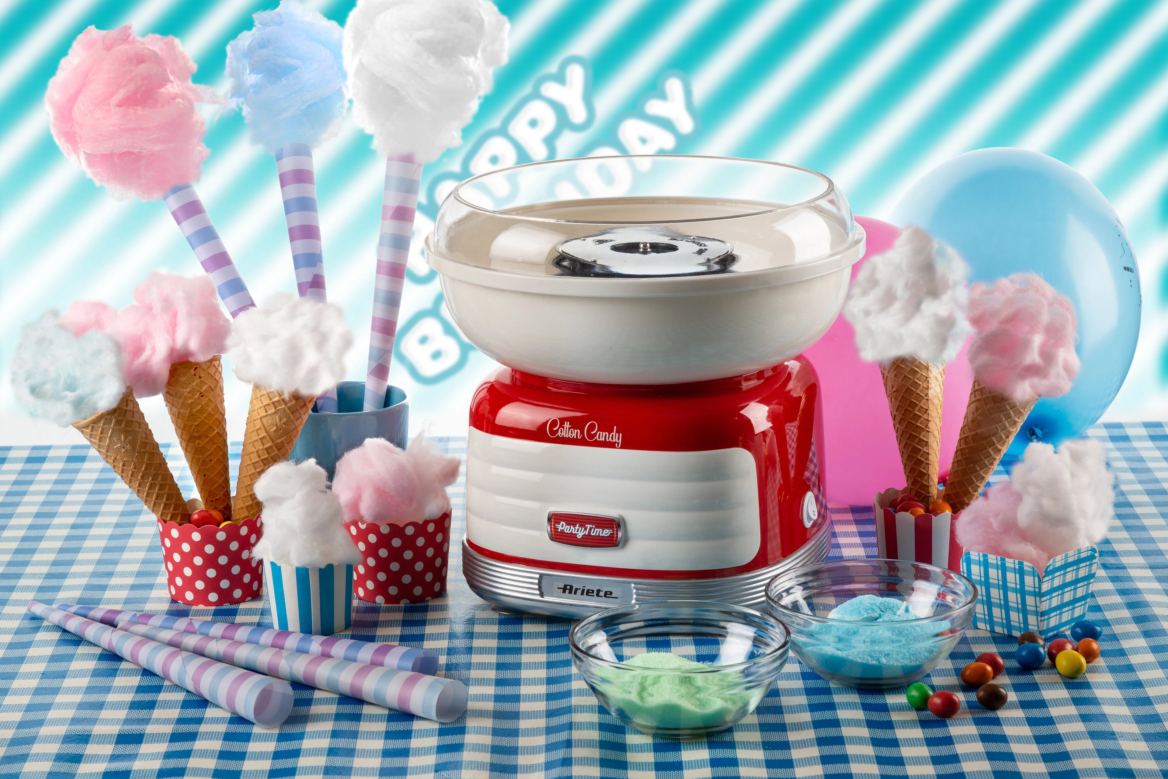 Red Cotton Candy Machine 450W N2081