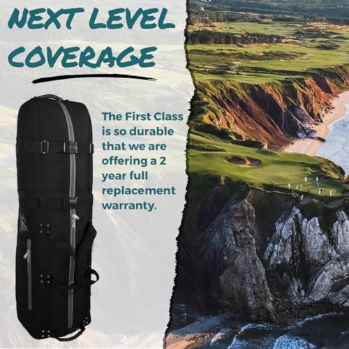 Padded Golf Club Travel Cover with Wheels L819242