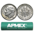 50-Coin Roll 90% Silver Roosevelt Dimes Avg Circ Y215