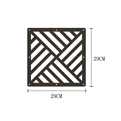Wood color-29cm 2pcs Hanging Room Divider Screen T91064