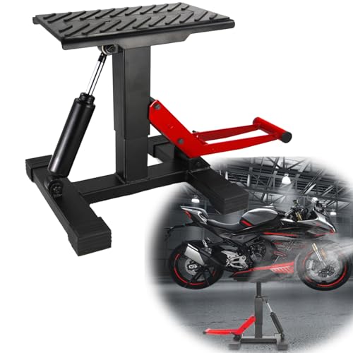 Hydraulic Motorcycle Lift Stand 440 Lbs Capacity Adjustable Height T2473