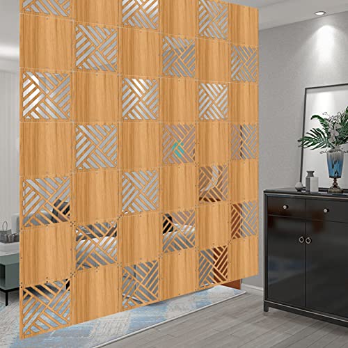 Wood color-29cm 2pcs Hanging Room Divider Screen T91064