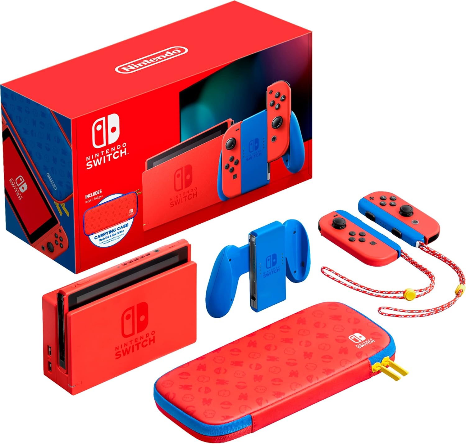 Mario Red & Blue Edition 6.2" Touchscreen LCD Display 32GB Internal Storage Y2392
