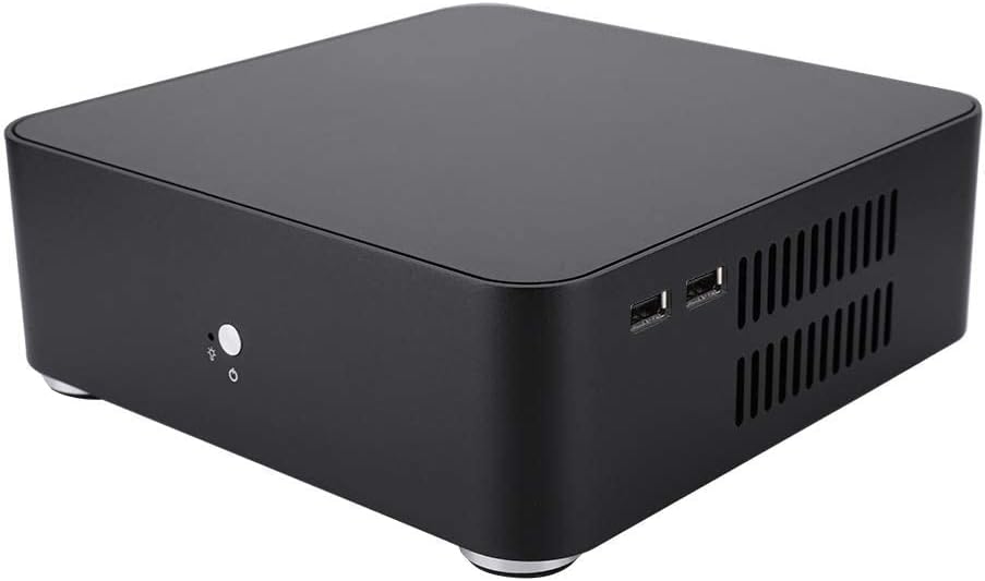 Mini ITX Desktop PC Case Black USB3.0 Pack of 2 O798