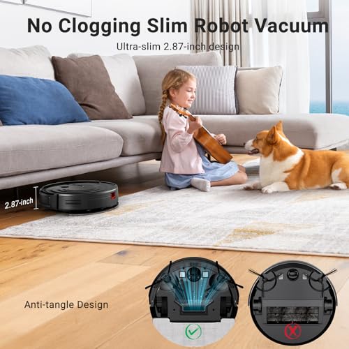 5000Pa 2 in 1 Robot Vacuum and Mop Combo E548032