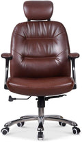 High Back Bonded Leather Ergonomic Office Swivel Chair K818938