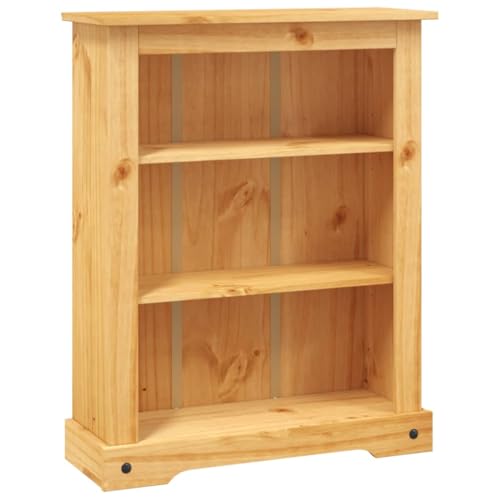 3-Tier Rustic Mexican Pinewood Bookcase N922