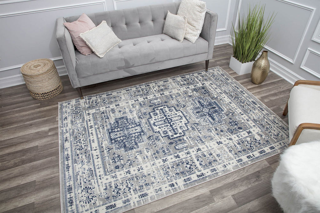 Vintage Transitional Area Rug, 5'3"x7' R44686