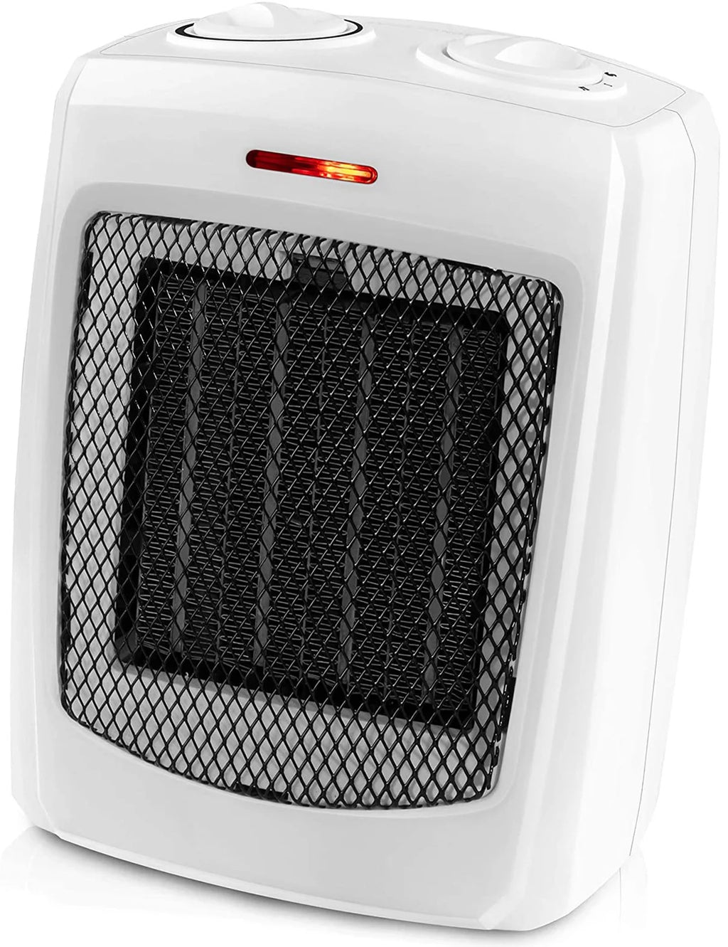 Ceramic Small Space Heater with Thermostat, 750W/1500W A704267