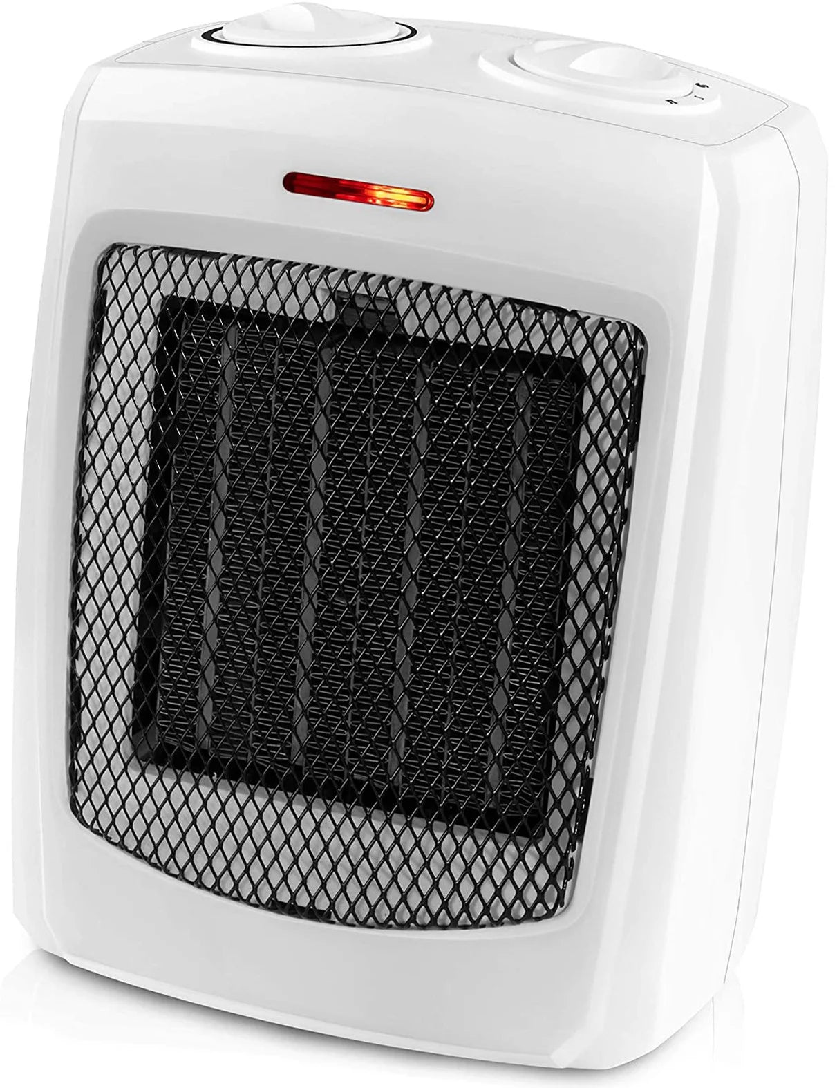 Ceramic Small Space Heater with Thermostat, 750W/1500W A704267