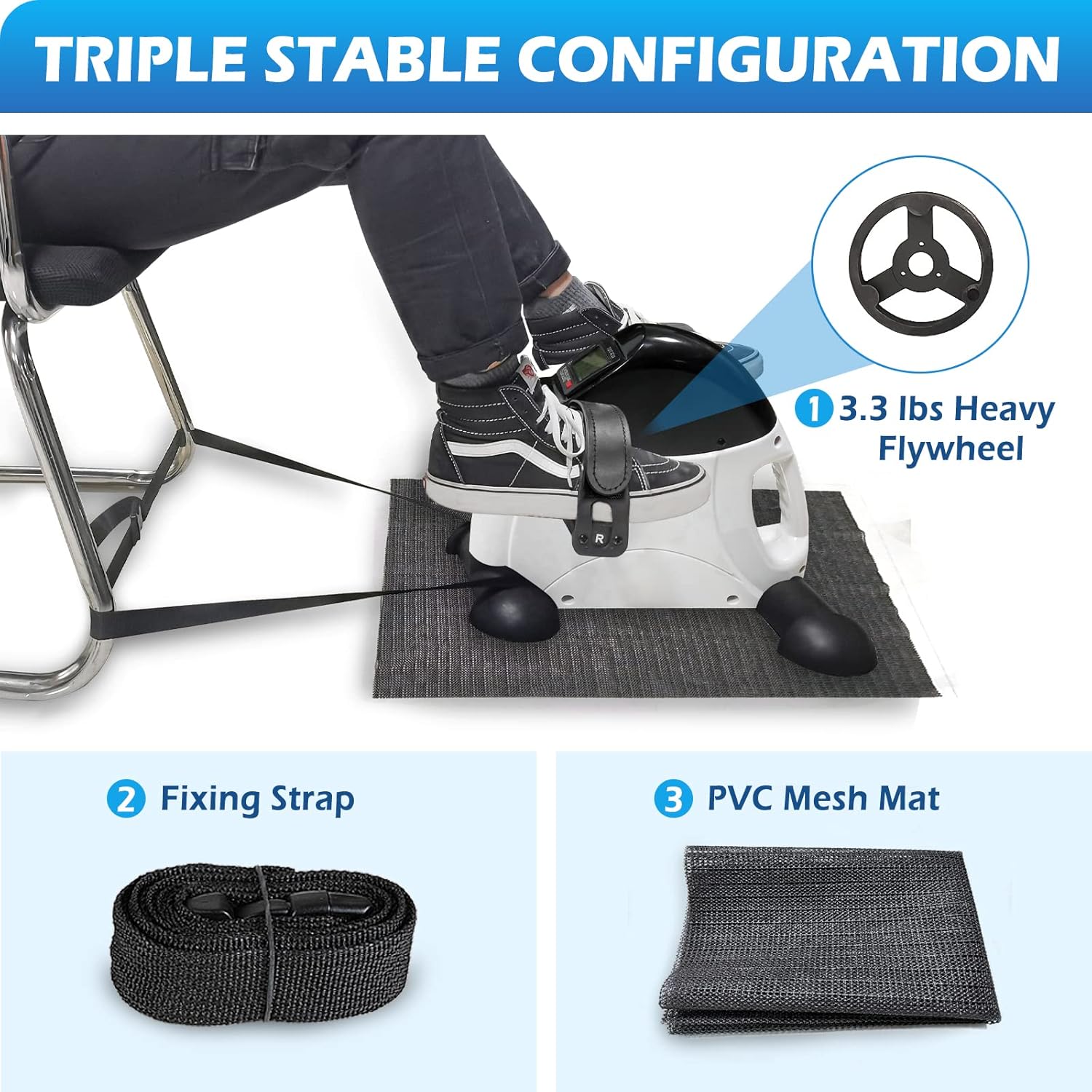 Mini Exercise Bike with LCD Display X3413