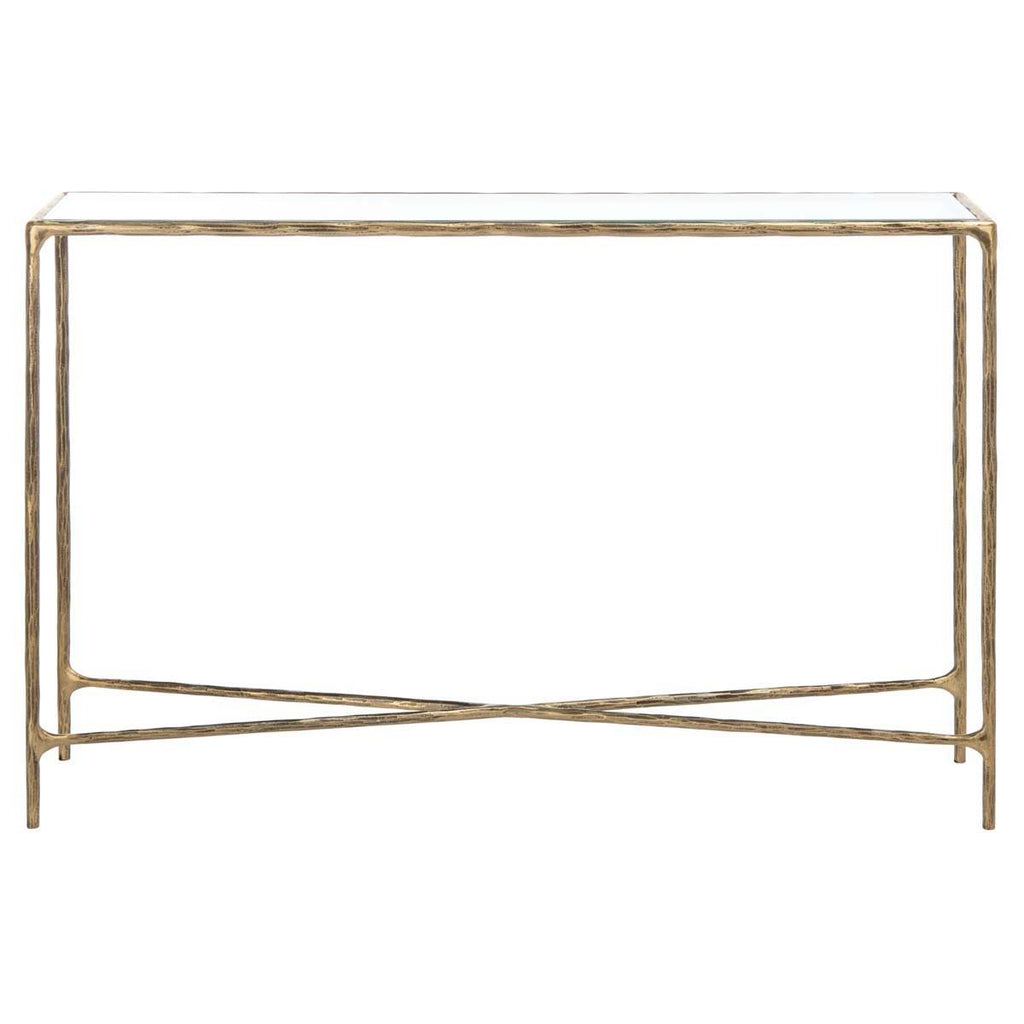 Brass Rectangle Console Table P41781