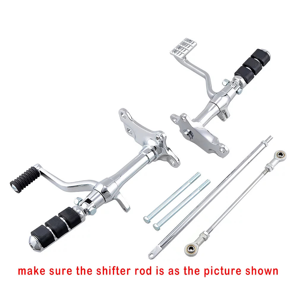 Chrome Forward Controls Kit for Harley Sportster XL 883 1200 A333452