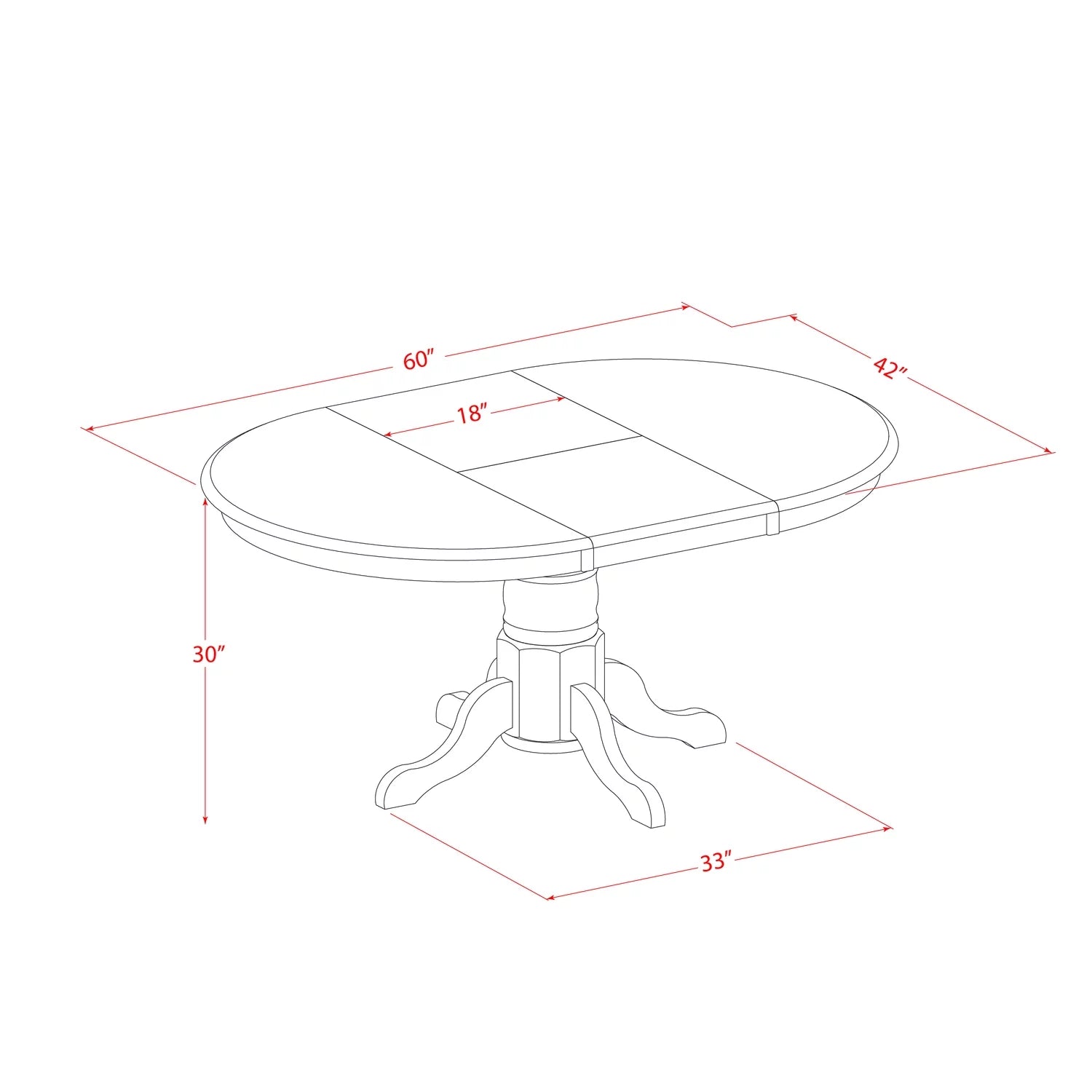 Oak Kitchen Dinette Table & 6 Chairs M874