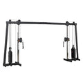Black Cable Crossover Exercise Machine with Dual Weights Stack H828