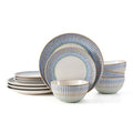 Blue 12 Piece Dinnerware Set D57141