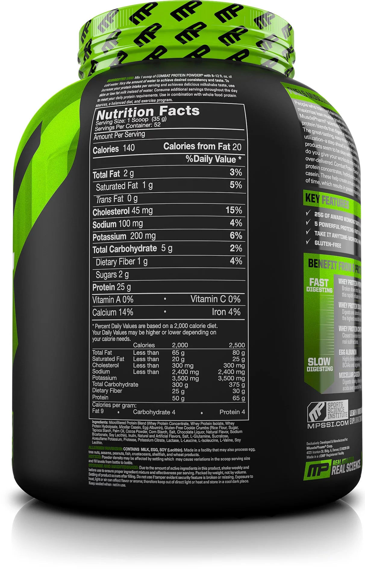 Cookies & Cream Protein Powder, 4 Lb V98123