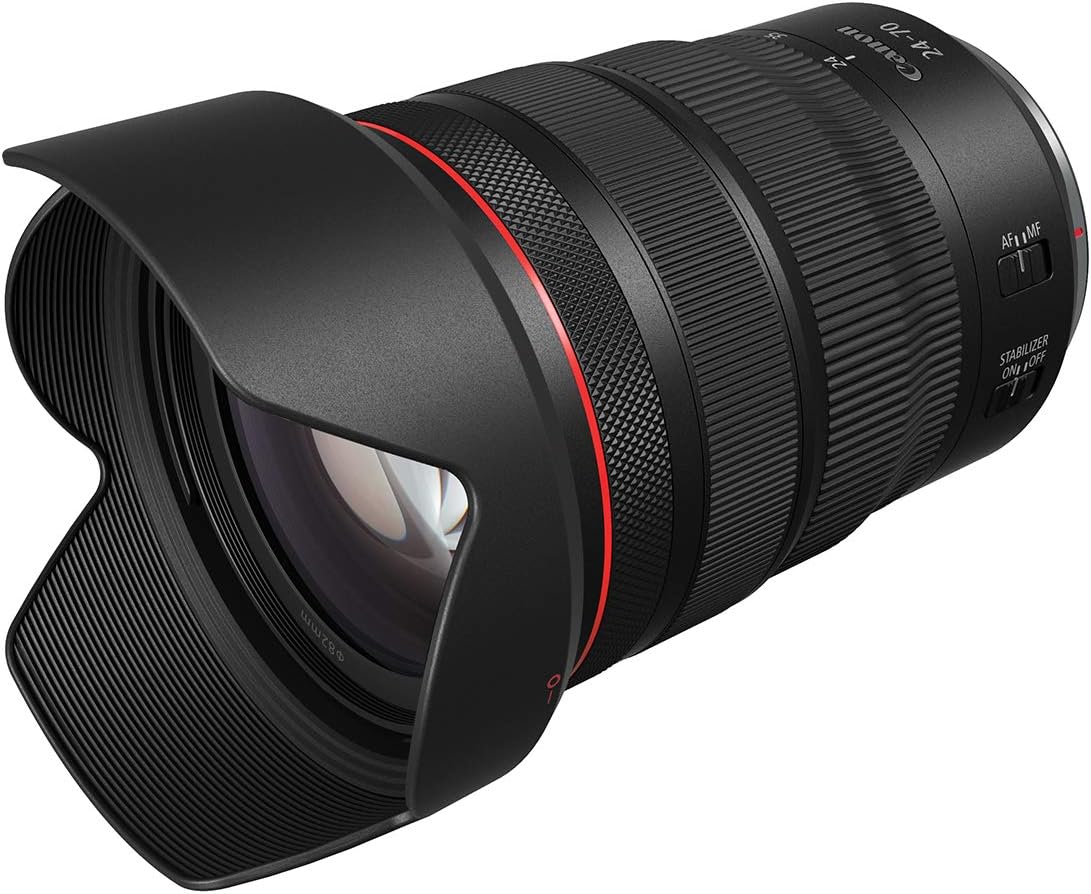 RF24-70mm F2.8 L Standard Zoom Lens, Black M72713