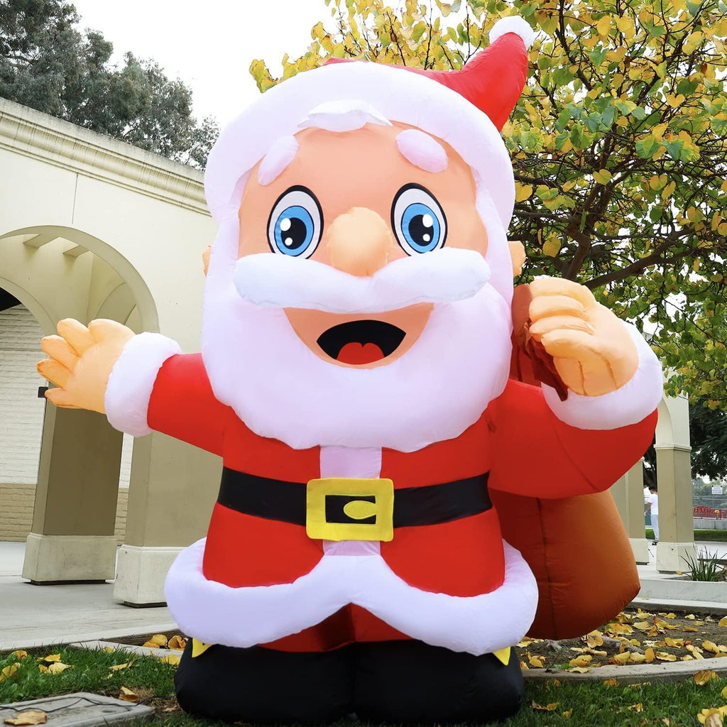 6.5 FT Santa Claus Christmas Inflatables with LED Lights F2250