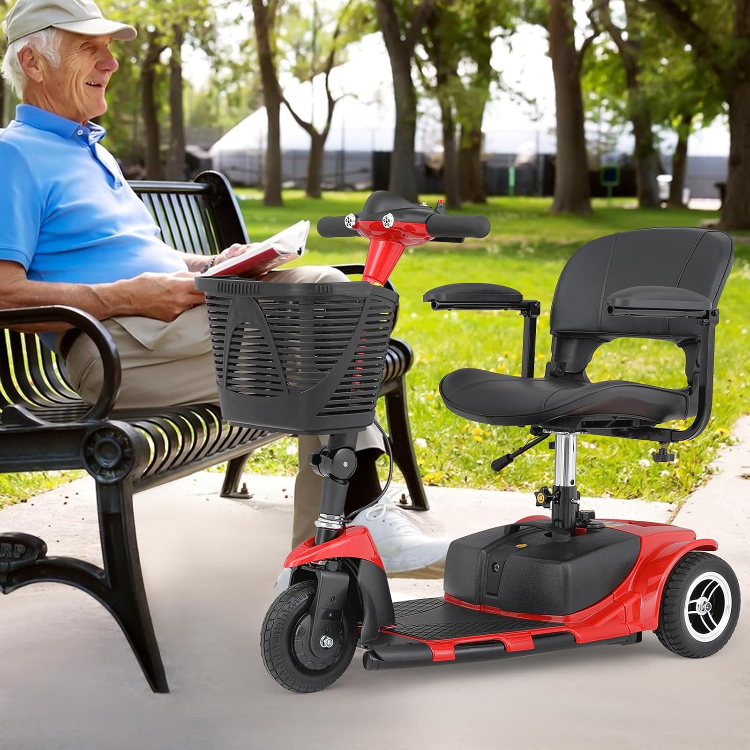 3-Wheel Folding Mobility Scooter T202