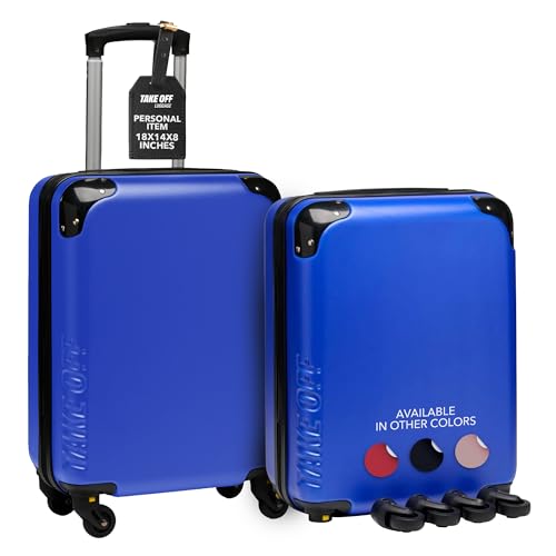 18 Inch Personal Item Suitcase with Removable Wheels L897