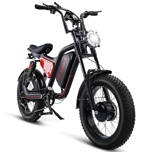 3000W Folding Electric Bike with 48V Battery, 26x4.0 Fat Tire, Full Suspension Z501876