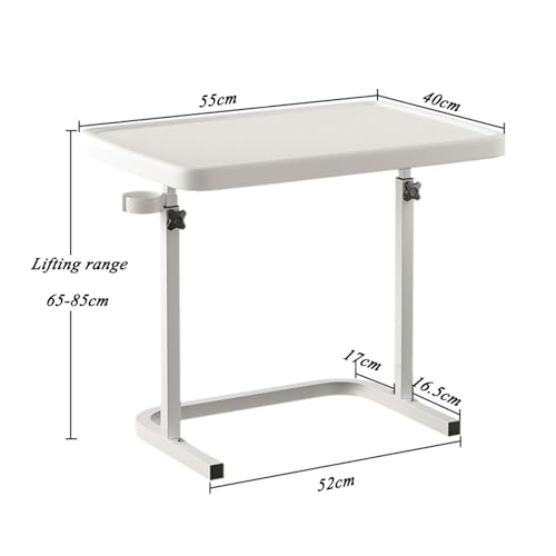 Height Adjustable Folding Couch Table with Cup Holder H6334