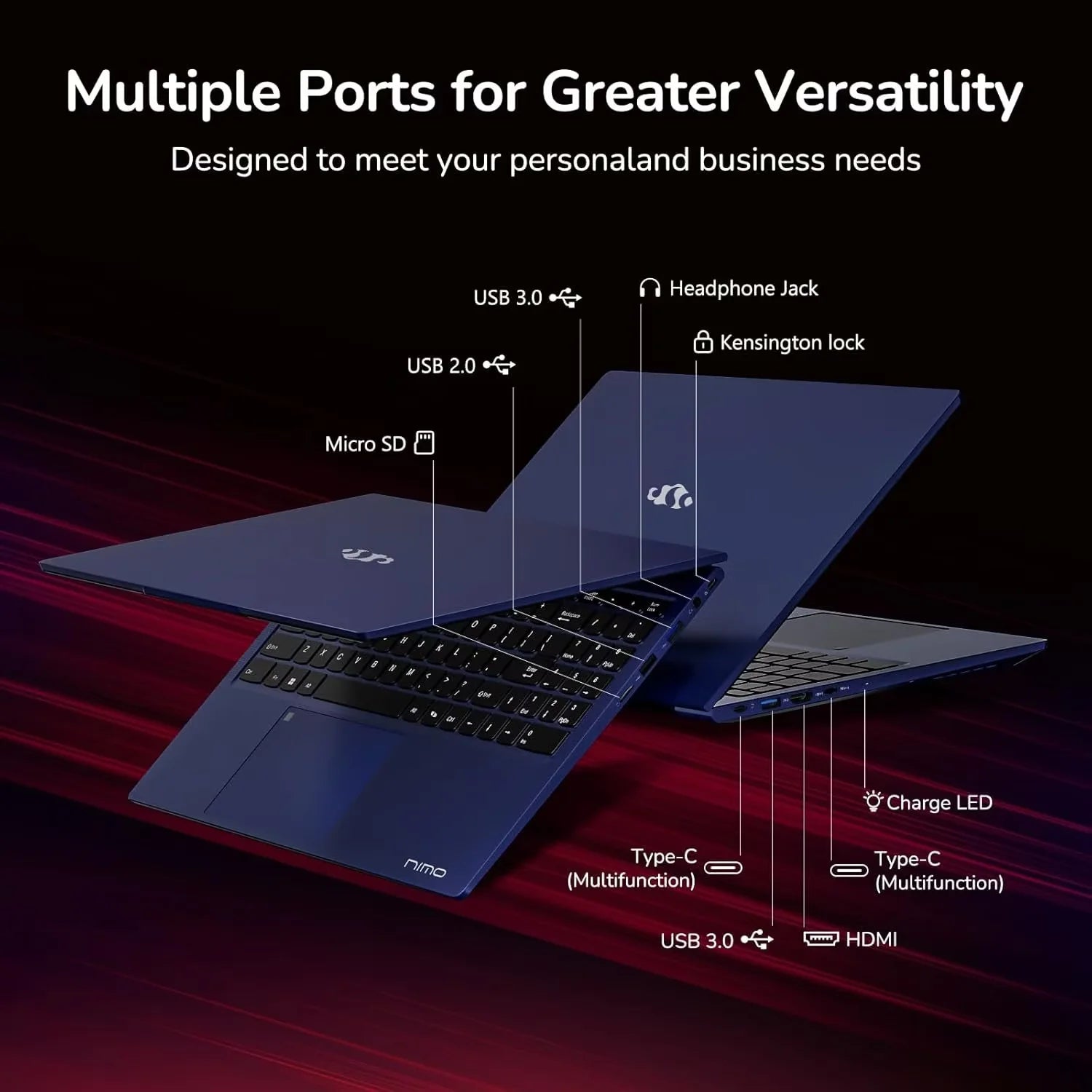 15.6" IPS FHD Gaming Laptop 8 Cores AMD Ryzen 7 6800H 16GB DDR5 RAM 1TB SSD AMD Radeon 680M GPU Backlit Keyboard Fingerprint E68186