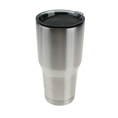 30-Ounce Double-Wall Vacuum-Sealed Stainless Steel Tumbler Z634063