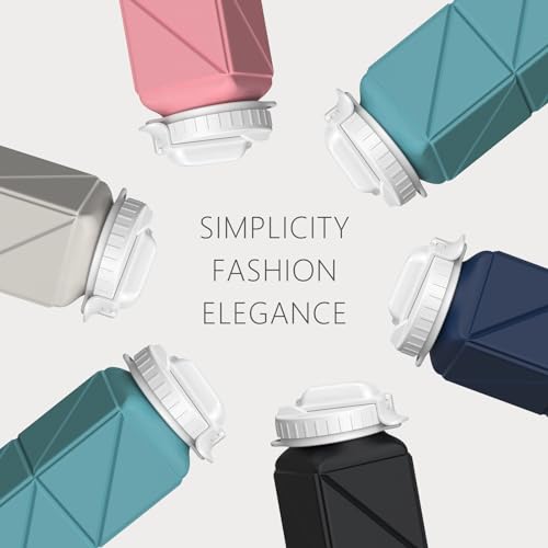 Collapsible Silicone Water Bottle 610ml T66568
