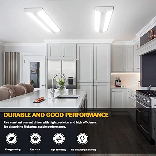 110W 8FT 12600LM 5000K 8 Foot LED Strip Light 4 Pack J327