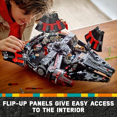 LEGO Star Wars The Dark Falcon Buildable Starship Toy Vehicle Set with 6 Minifigures F678