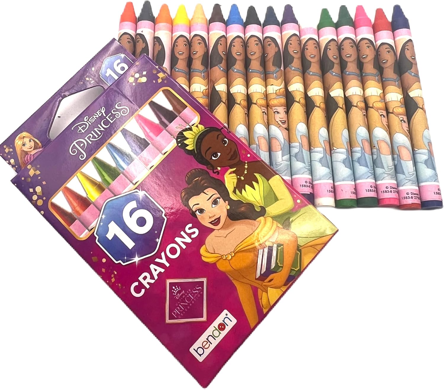 16 Colors Crayons Jumbo 64 Pages Coloring Book J577