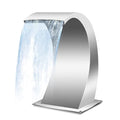 17.7 Inch Stainless Steel Rectangular Pool Waterfall Spillway F859976