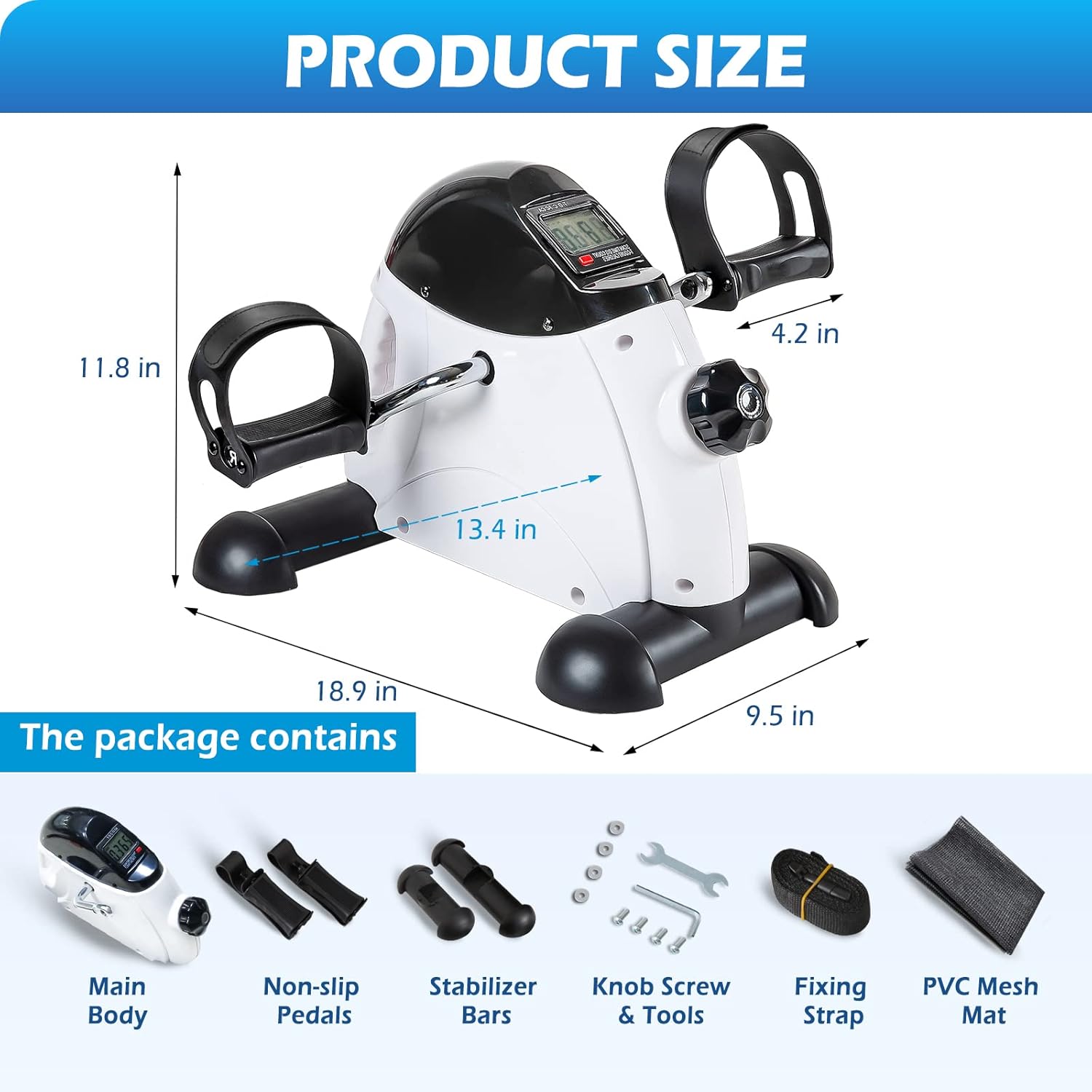 Mini Exercise Bike with LCD Display X3413