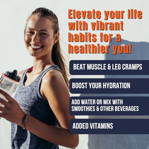 Unflavored Electrolyte Powder Drink Mix, 50 Servings A768273