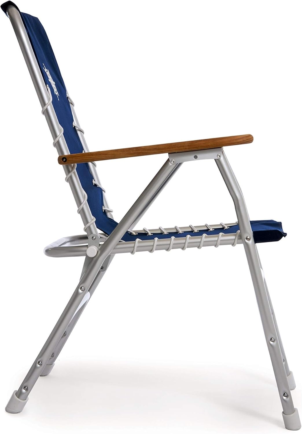 Blue High Back Folding Marine Boat Chairs Set of 2 P80554