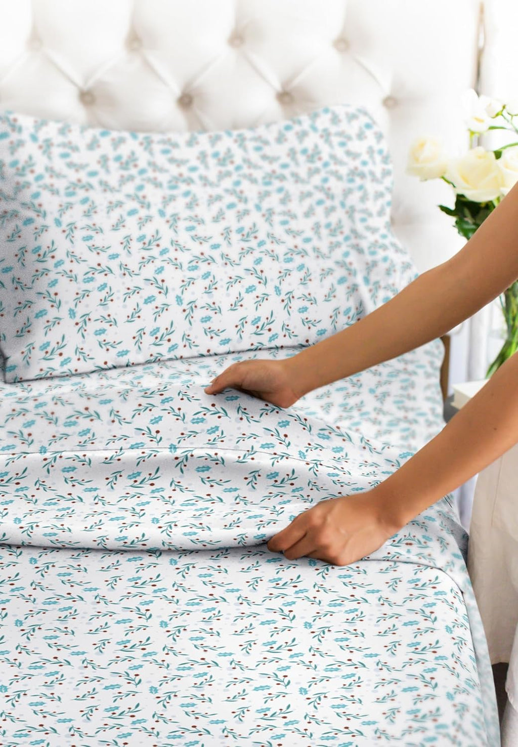4 Piece Deep Pocket Christmas Sheet Set X671086