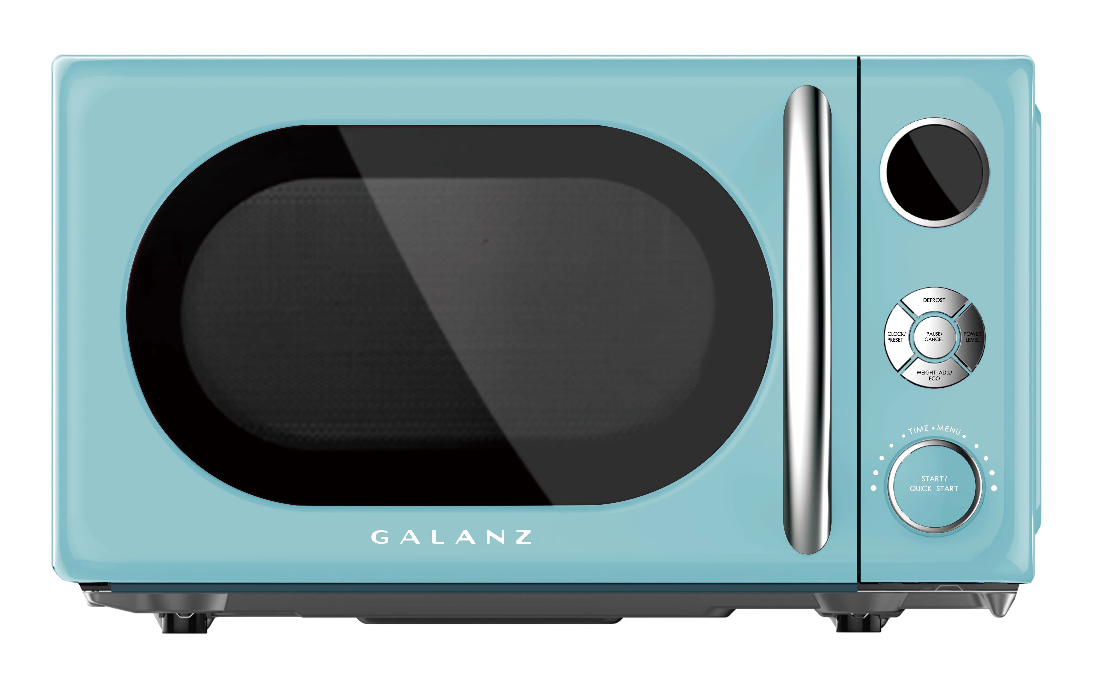 0.7 Cu ft Retro Countertop Microwave Oven, 700 Watts, Blue B4729
