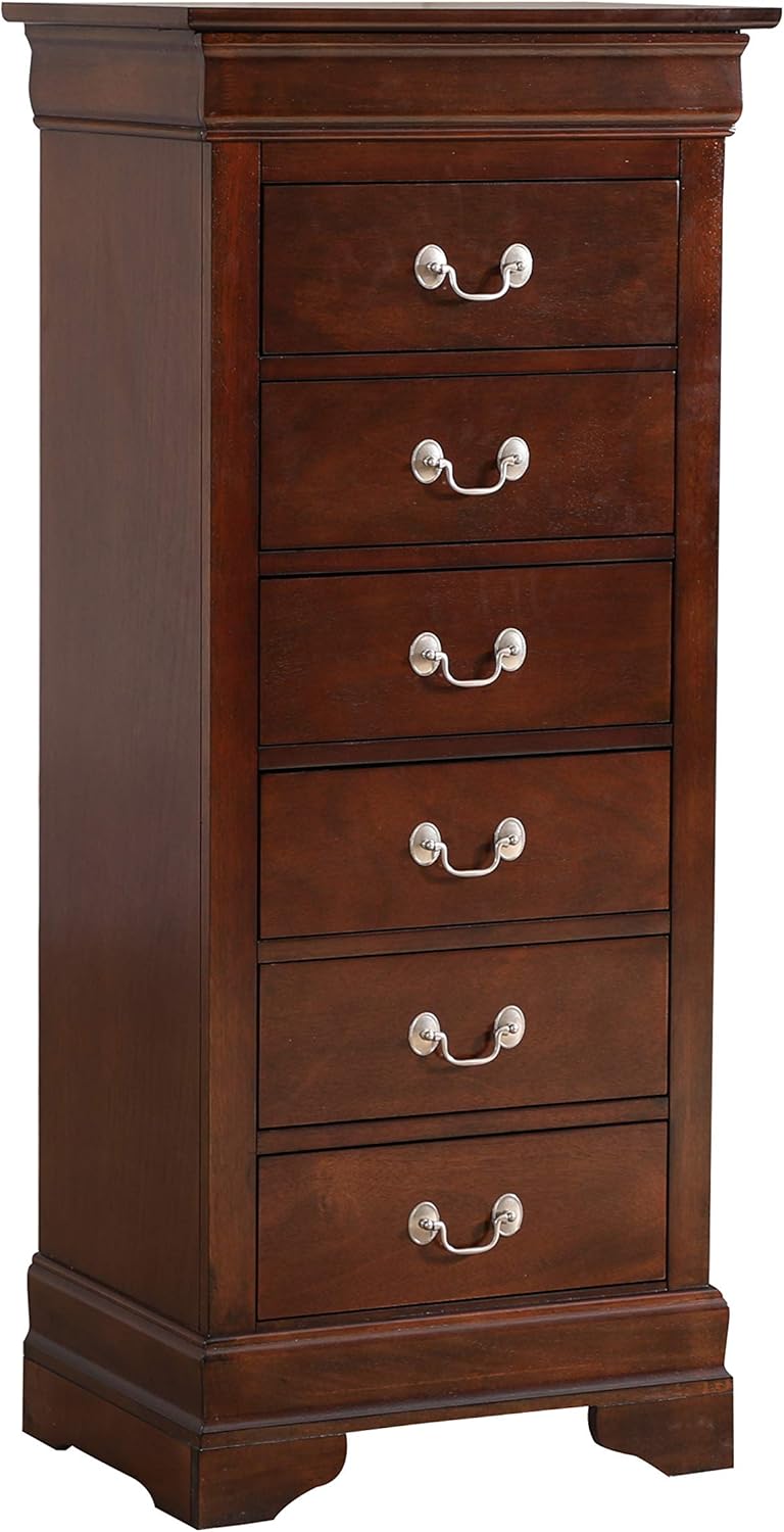 7 Drawer Lingerie Chest in Cappuccino F3174