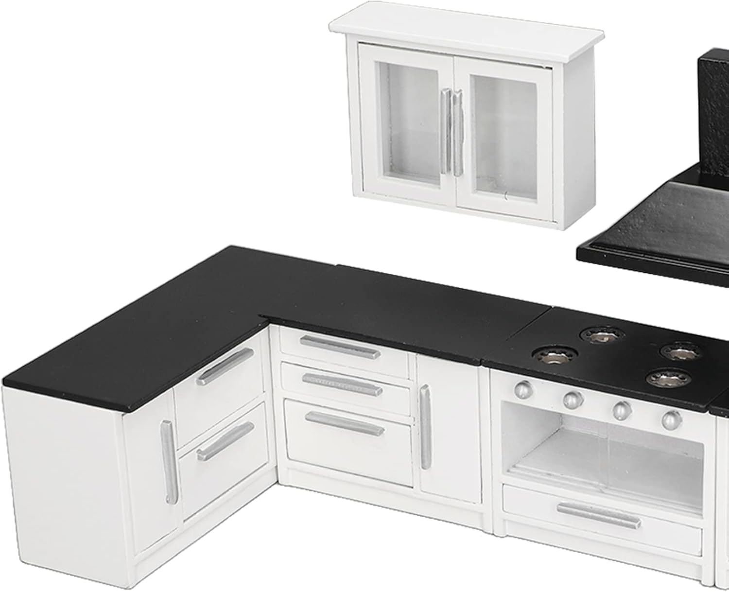 1:12 Mini Dollhouse Kitchen Cabinet Set T8537