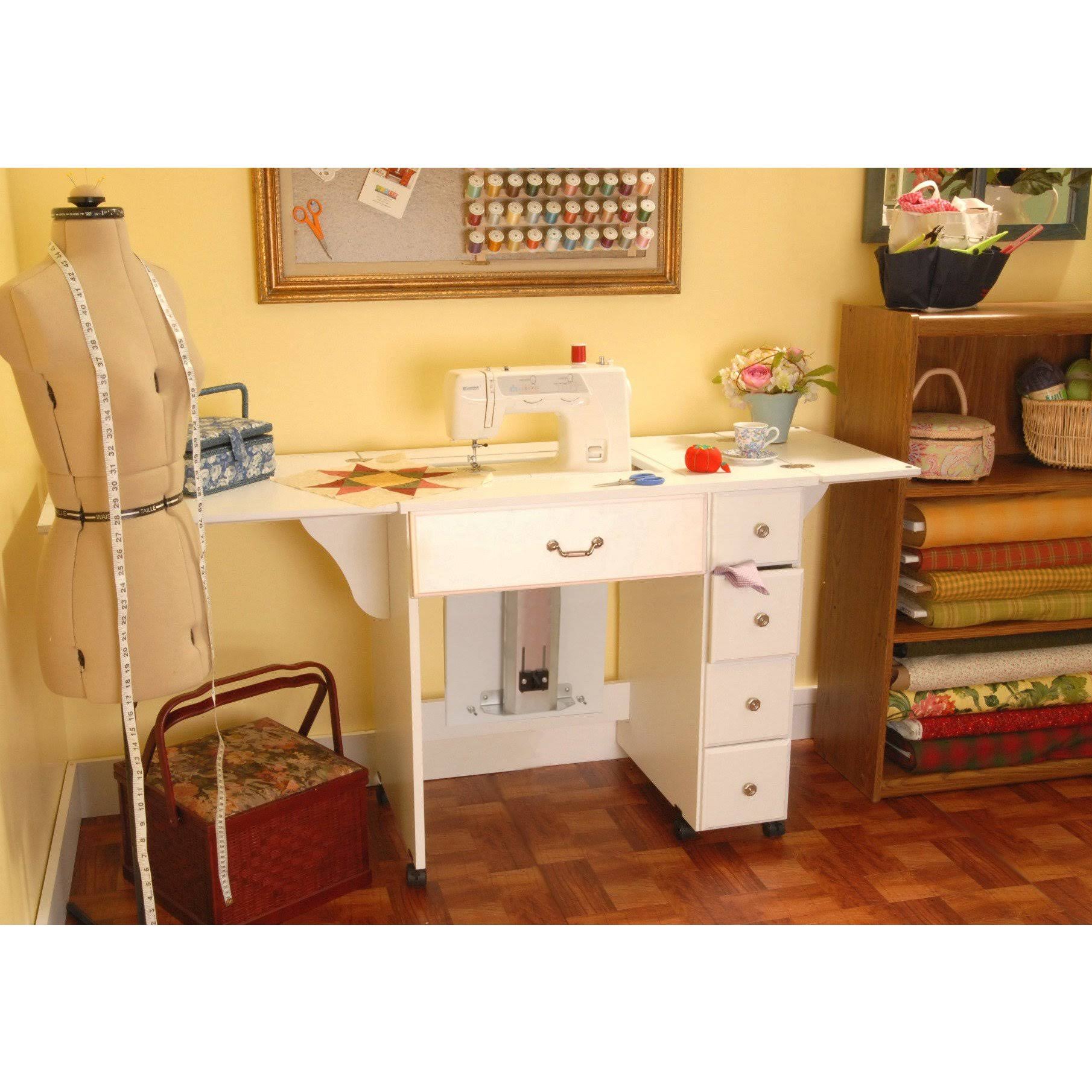 White Sewing Cabinet A332630