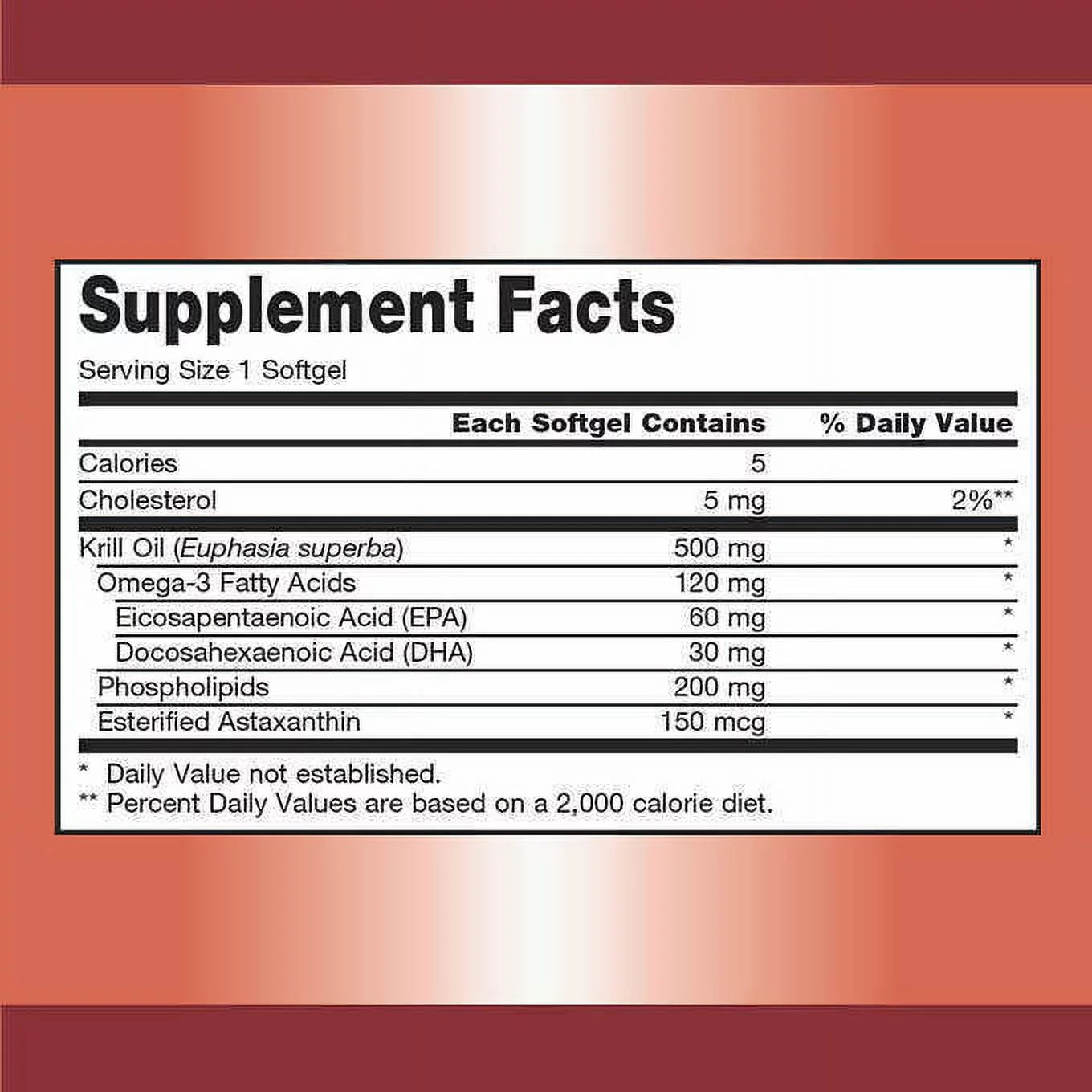 Krill Oil 500 mg 160 Softgels P94991
