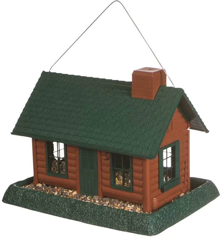 Log Cabin Bird Feeder O695121