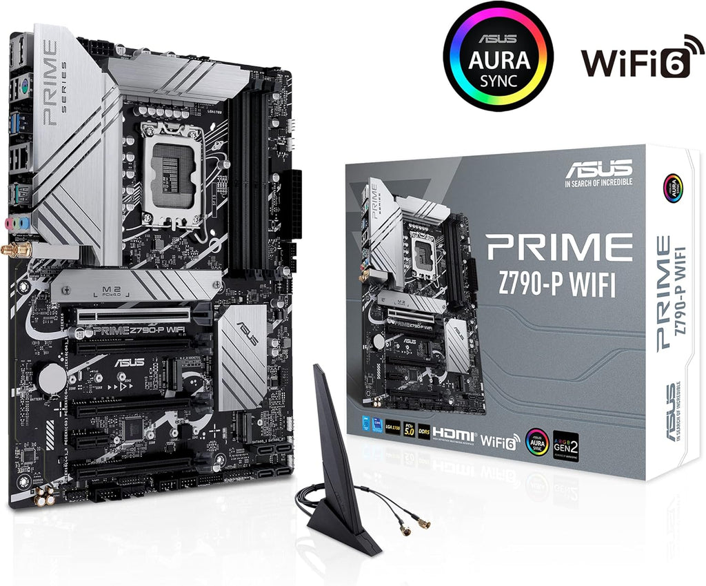 Z790 ATX Motherboard with WiFi 6, PCIe 5.0, DDR5, 3X M.2, Thunderbolt 4, 2.5Gb LAN U227357