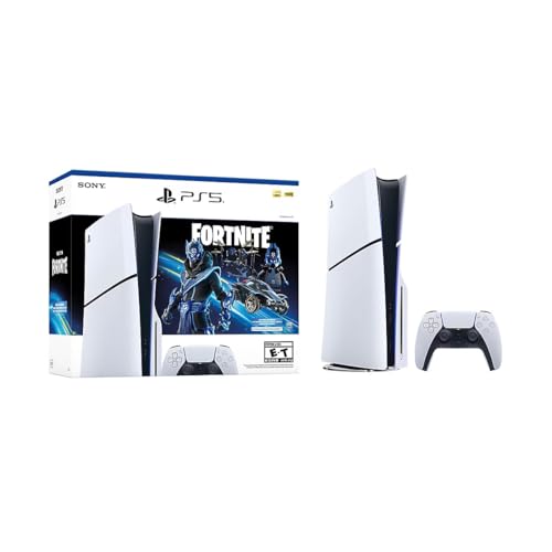 White Slim PS5 2TB Disc Edition Gaming Console with Wireless Controller K4065